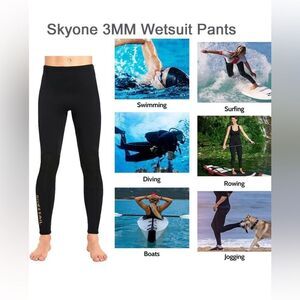 Wetsuit Pant Neoprene Pants for Women Men 3MM Snorkeling Scuba Long Leggings
